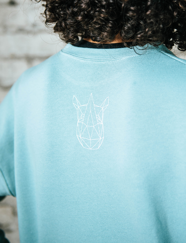 Cropped Pullover in Mintgrün