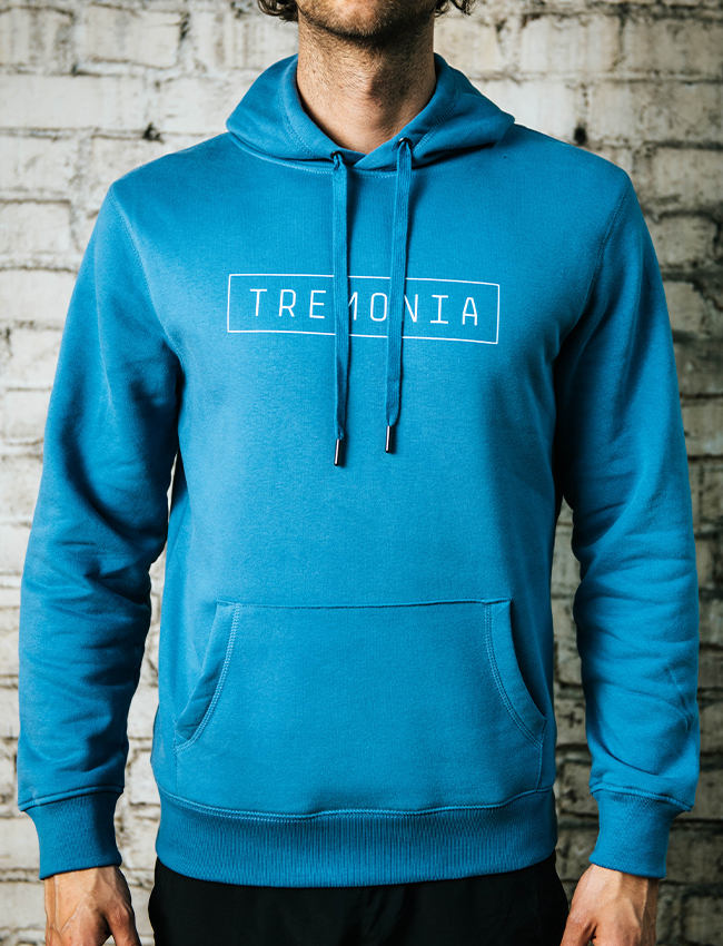 Hoodie Male in Nordic Blue