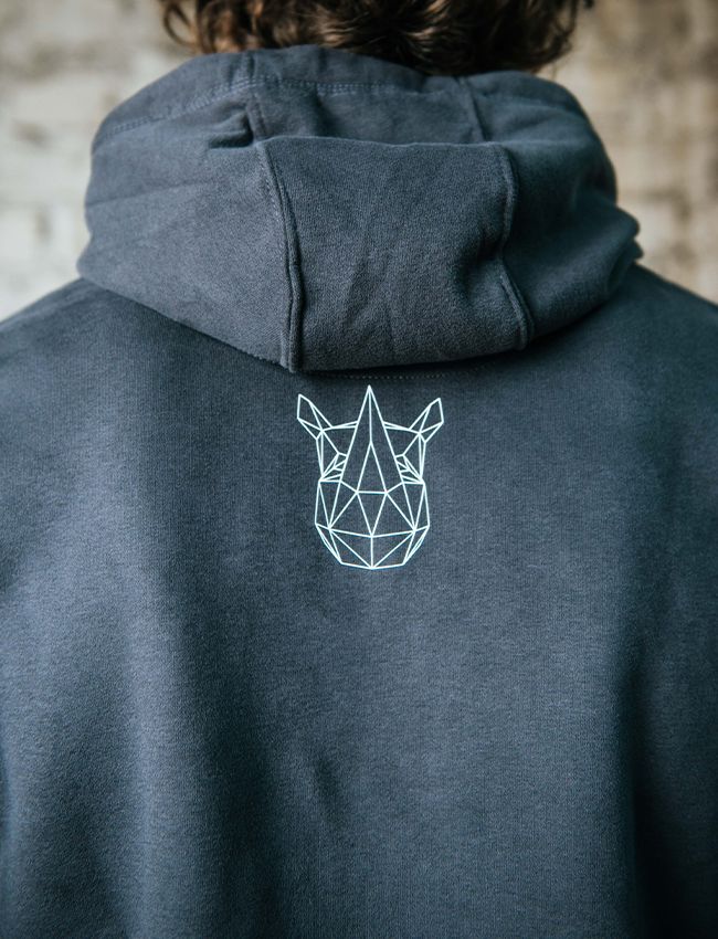 Hoodie Male in Asphalt