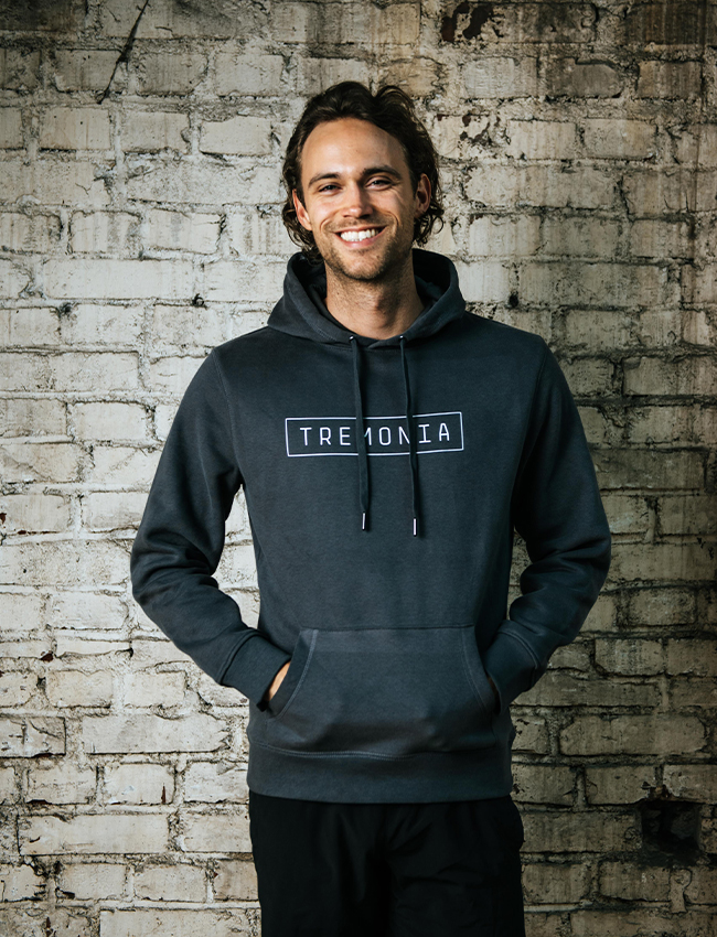 Hoodie Male in Asphalt