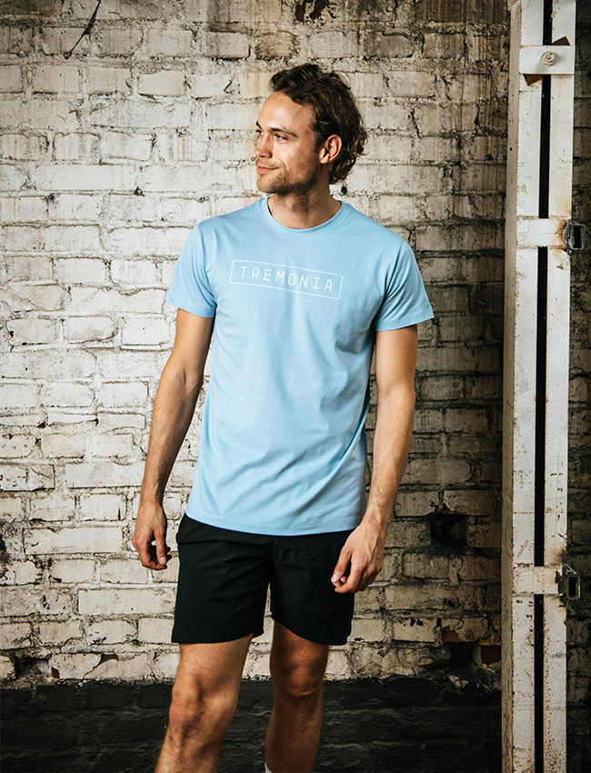 Shirt (Unisex) in Blue Fog