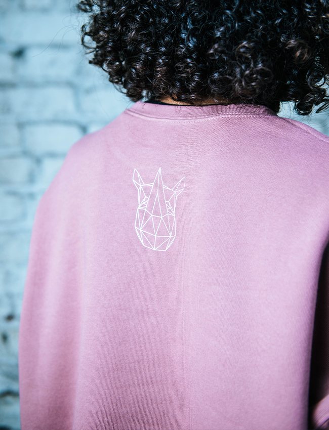 Cropped Pullover in Altrosa